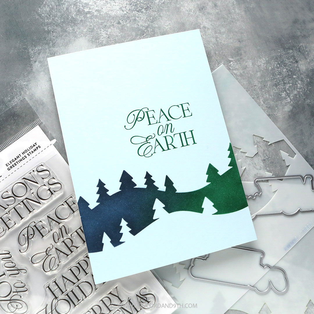Concord & 9th - Krisina Werner - Trees and Forest Stencil Pack (4 qty; 6 x 9)