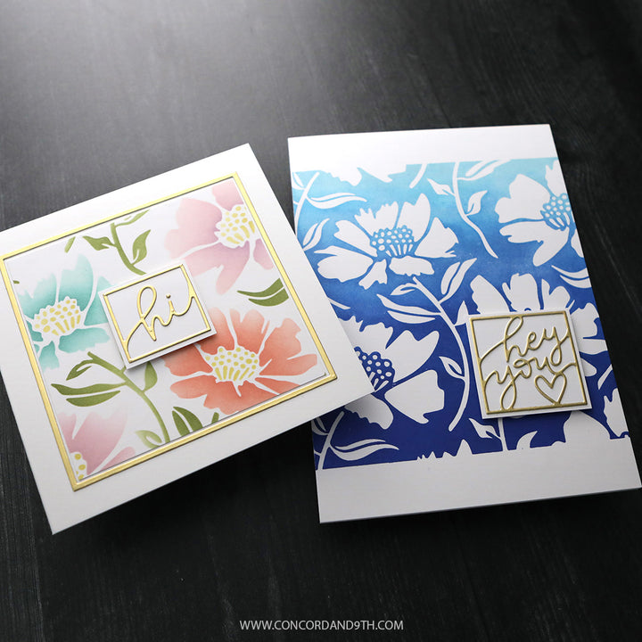 Concord & 9th - Kristina Werner - Aubrey Blooms BUNDLE - Stamps & Stencils