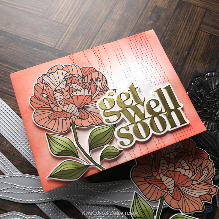 concord 9th kristina werner long line roses stencil pack example
