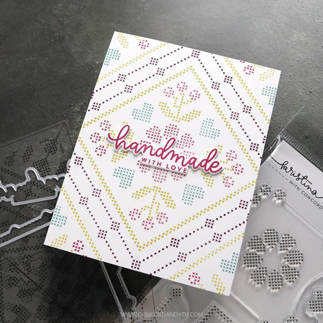 Concord & 9th - Kristina Werner - Handmade With Love Bundle - Stamps & Dies