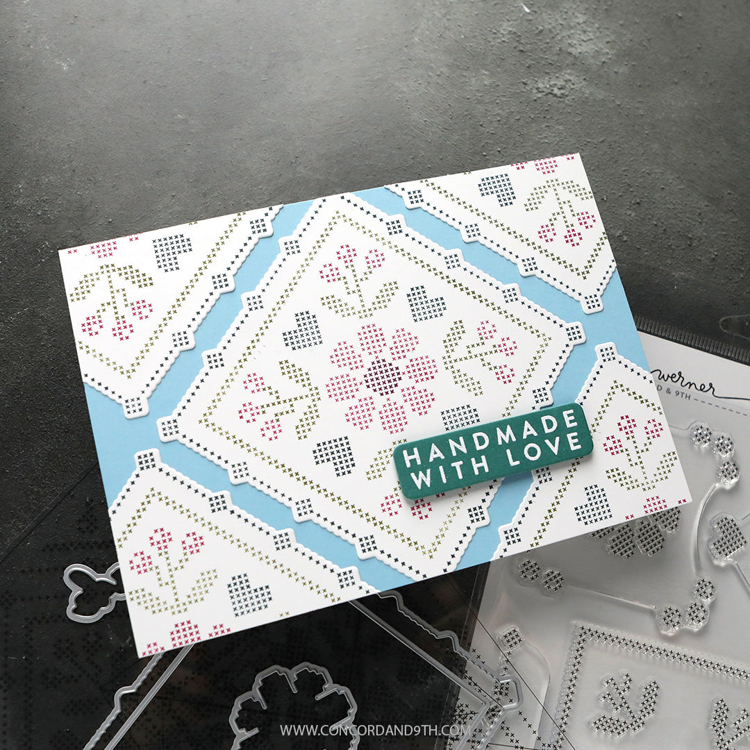Concord & 9th - Kristina Werner - Handmade With Love Bundle - Stamps & Dies