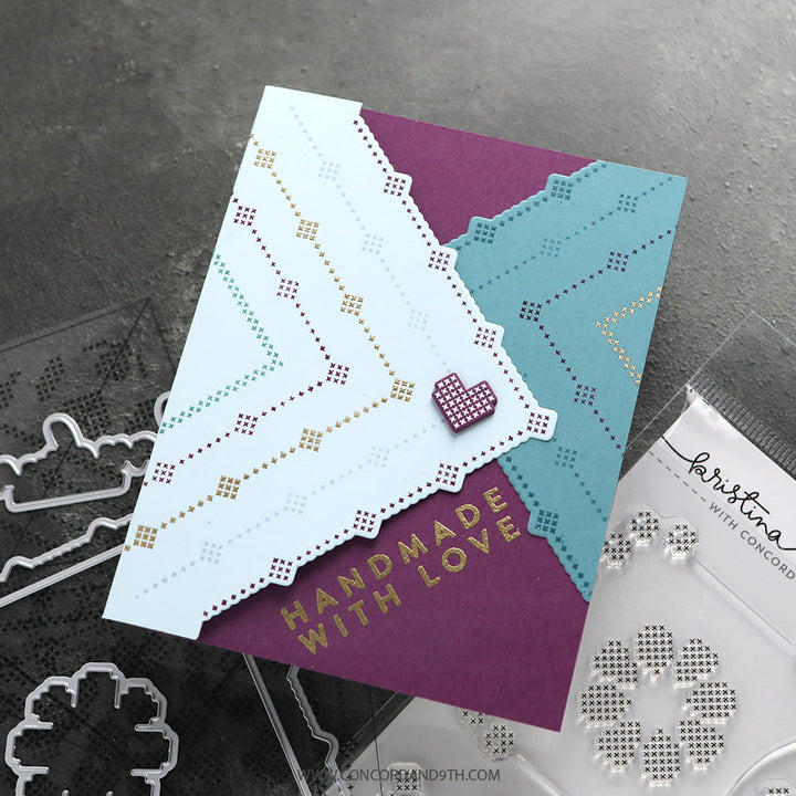 Concord & 9th - Kristina Werner - Handmade With Love Bundle - Stamps & Dies