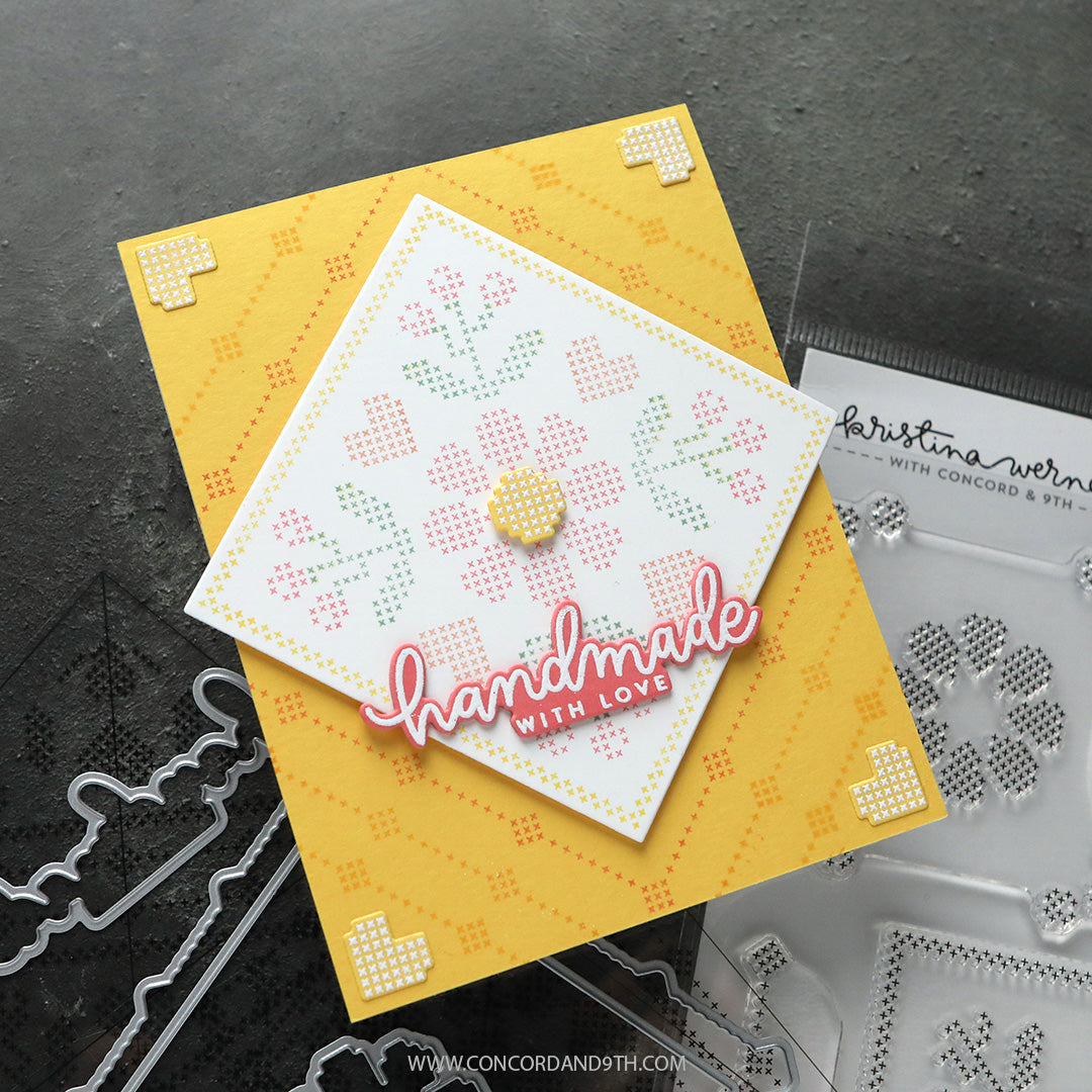 Concord & 9th - Kristina Werner - Handmade With Love Bundle - Stamps & Dies
