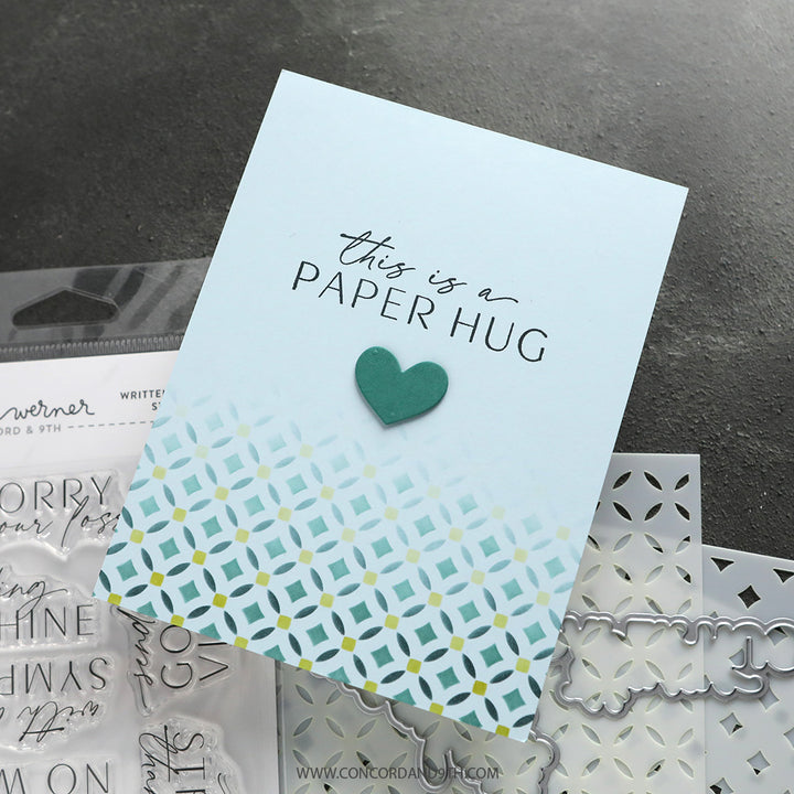 Concord & 9th - Kristina Werner - Written Words 2 Bundle Stamps & Dies