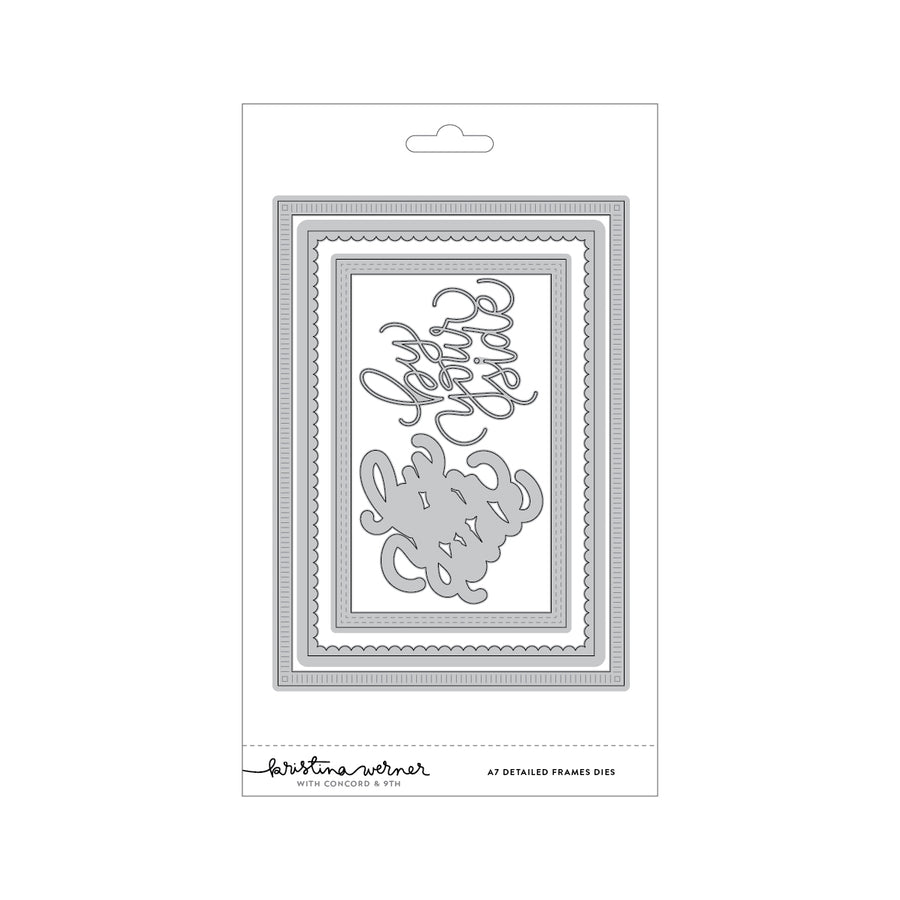 Concord & 9th - Kristina Werner - A7 Detailed Frames Dies