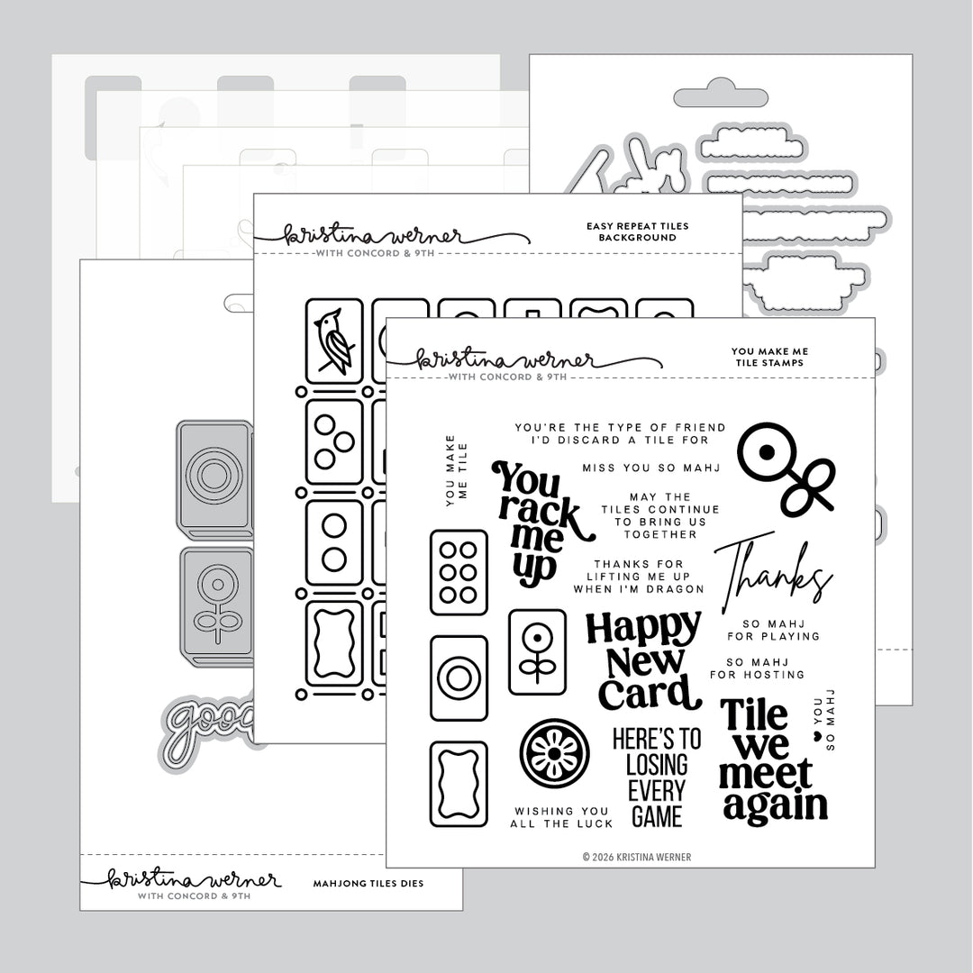 Concord & 9th - Kristina Werner - Everything Mahjong Bundle - 6 Products