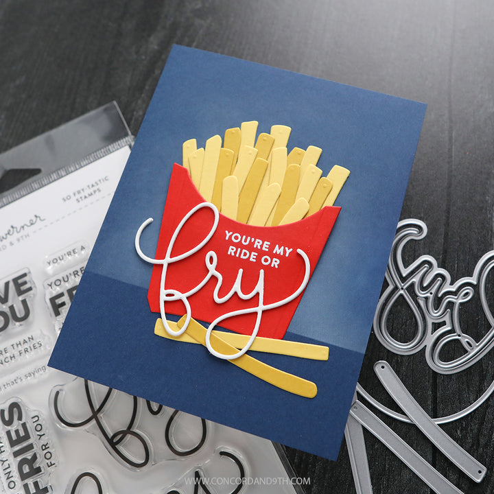 Concord & 9th - Kristina Werner - So Fry-tastic Stamp Set (4 x 6)