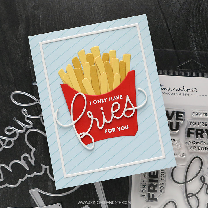 Concord & 9th - Kristina Werner - So Fry-tastic Bundle Stamps/Dies