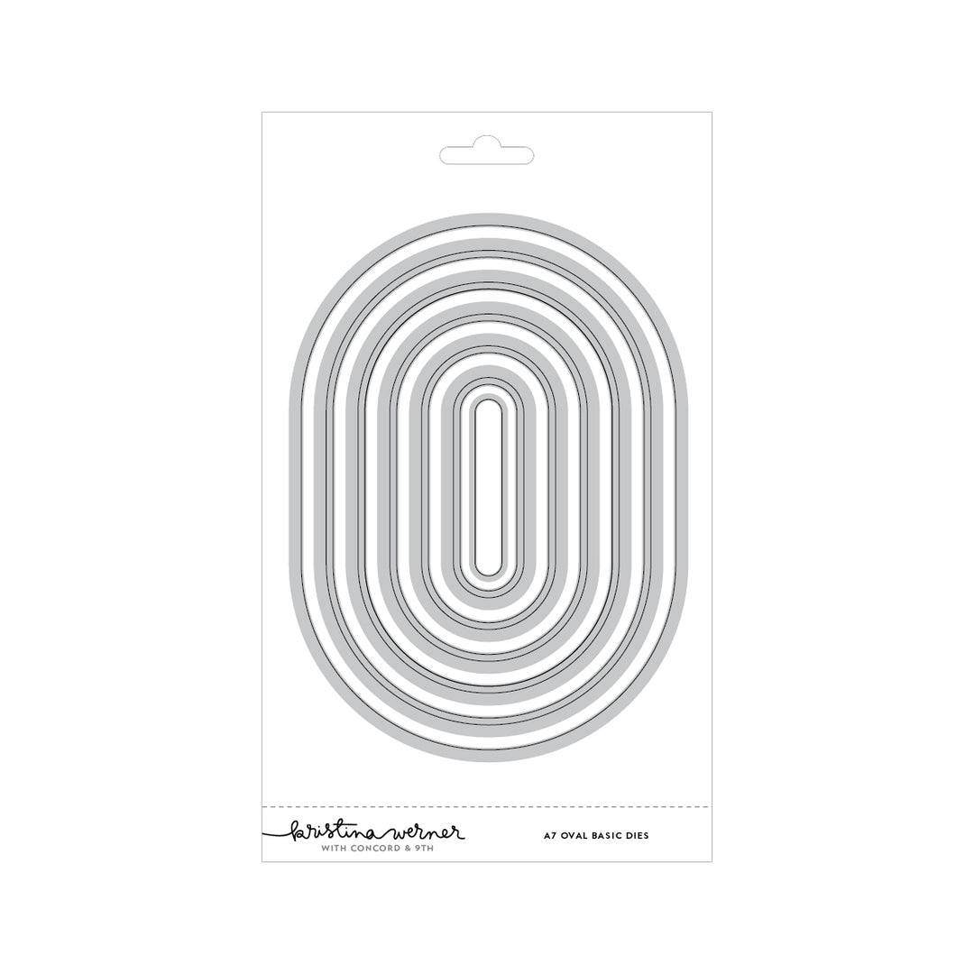 Concord & 9th - Kristina Werner - A7 Oval Basics Dies