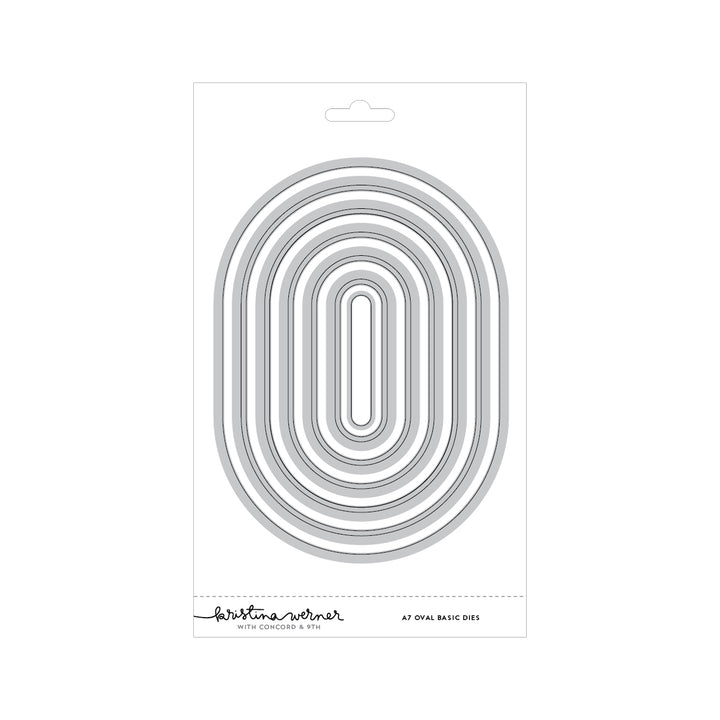 Concord & 9th - Kristina Werner - A7 Oval Basics Dies