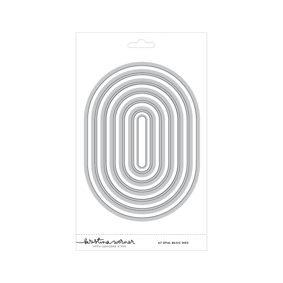 Concord & 9th - Kristina Werner - A7 Oval Basics Dies