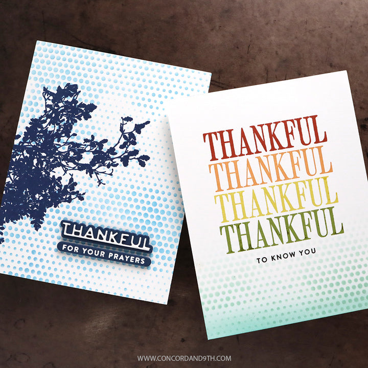 Concord & 9th - Kristina Werner - Halftone Texture Stencil Pack (1 qty; 6 x 9)
