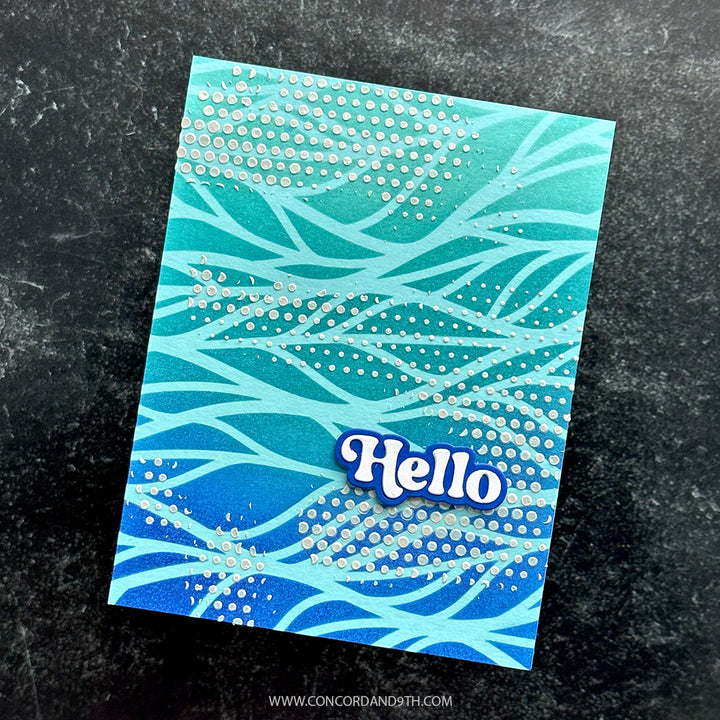Concord & 9th - Kristina Werner - Halftone Texture Stencil Pack (1 qty; 6 x 9)