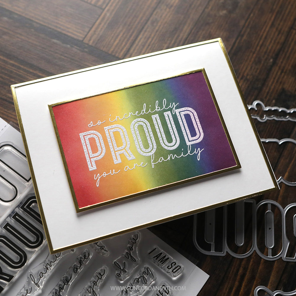 concord 9th kristina werner proud words stamp set sentiments