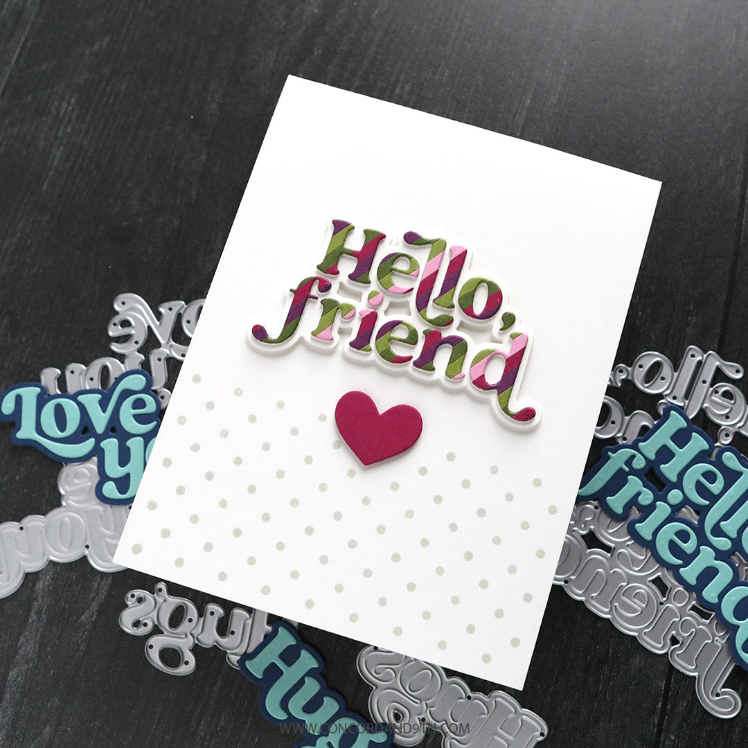 Concord & 9th - Kristina Werner  - Love Hugs Hello Dies