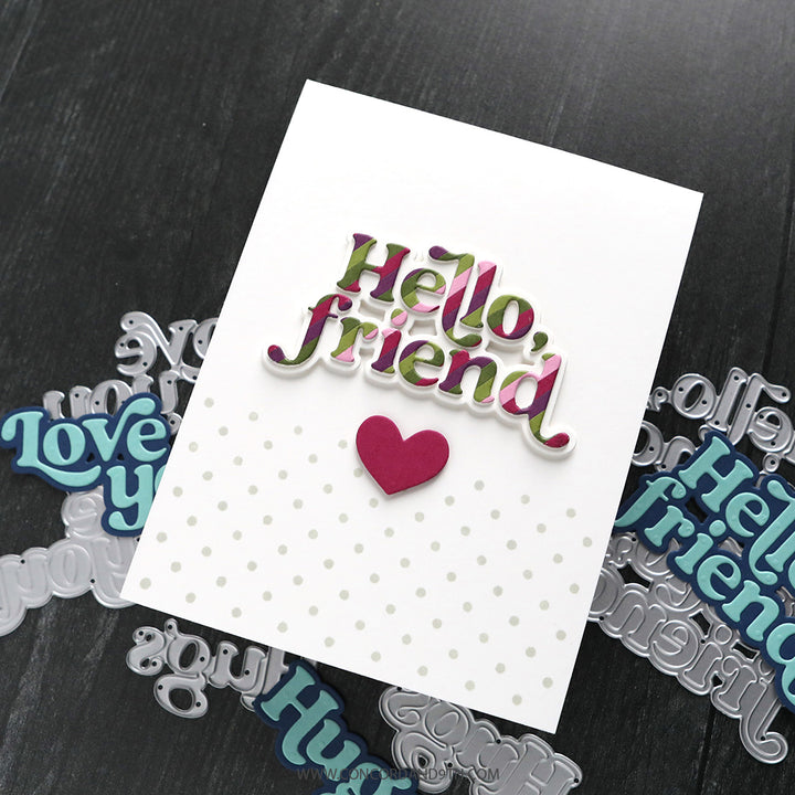 Concord & 9th - Kristina Werner  - Love Hugs Hello Dies