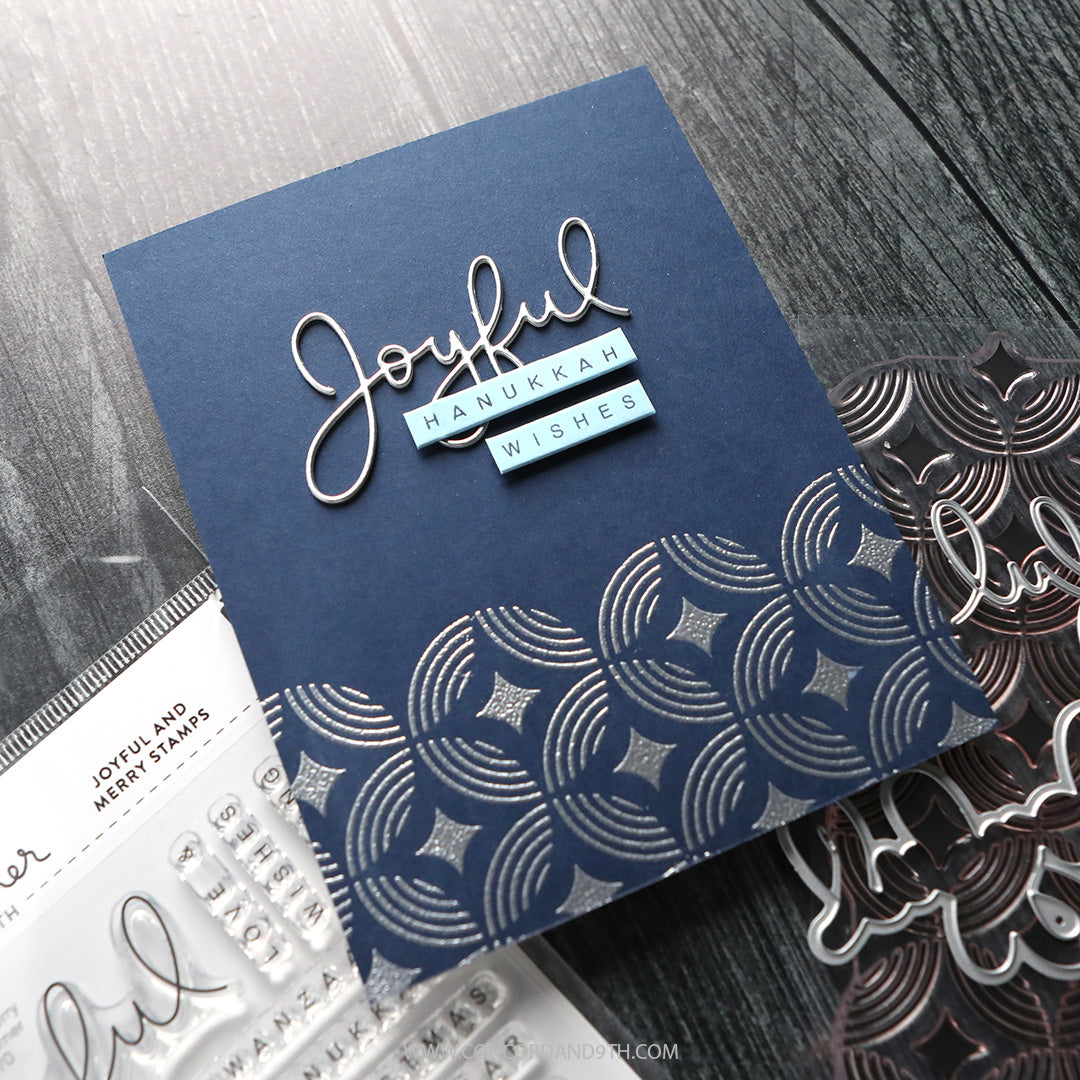 PRE_ORDER ONLY - Concord & 9th - Kristina Werner - Deco Star Easy Repeat Background Stamp (6 x 6)
