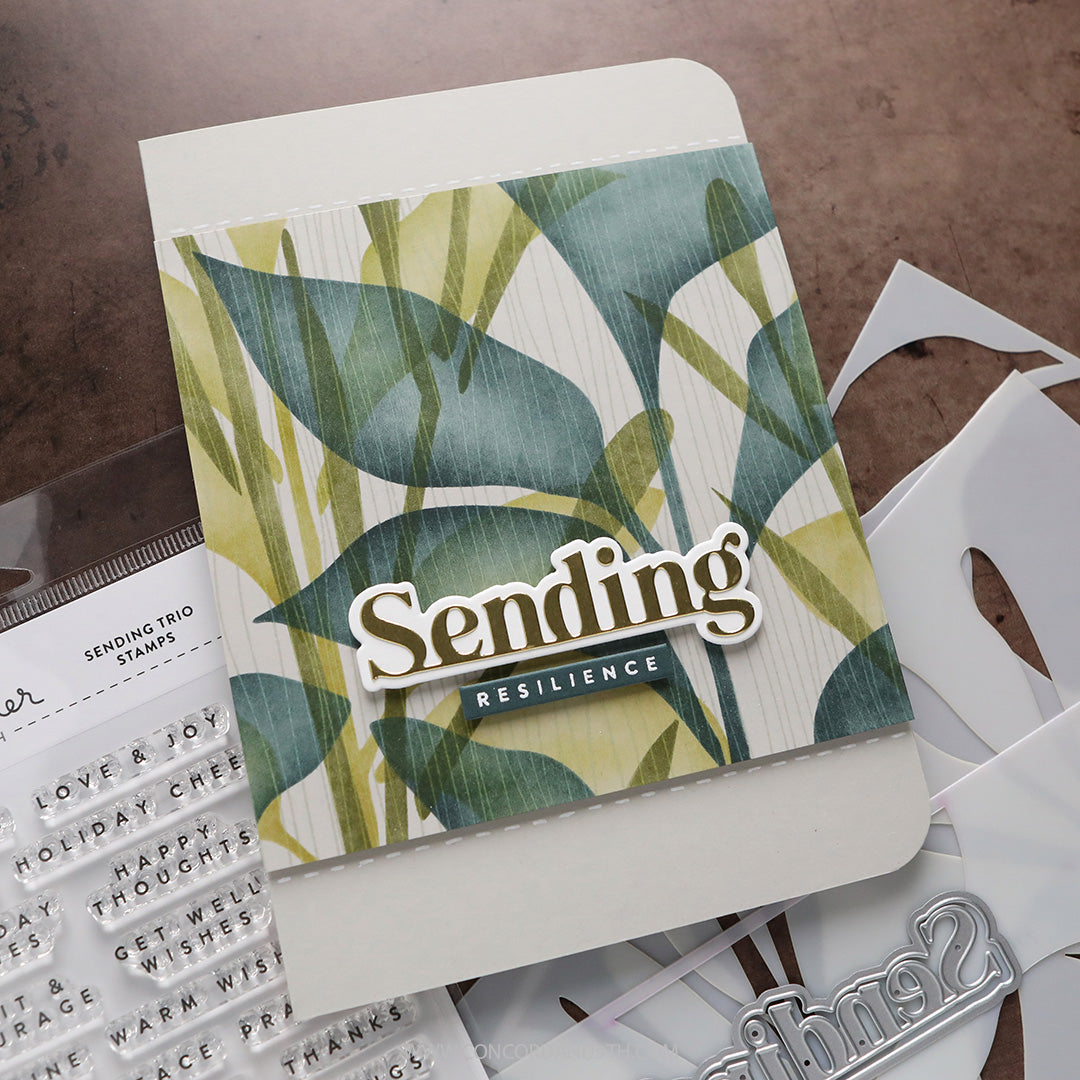 Concord & 9th - Kristina Werner - Botanic Shade Stencil Pack (3 qty.; 6 x 9)