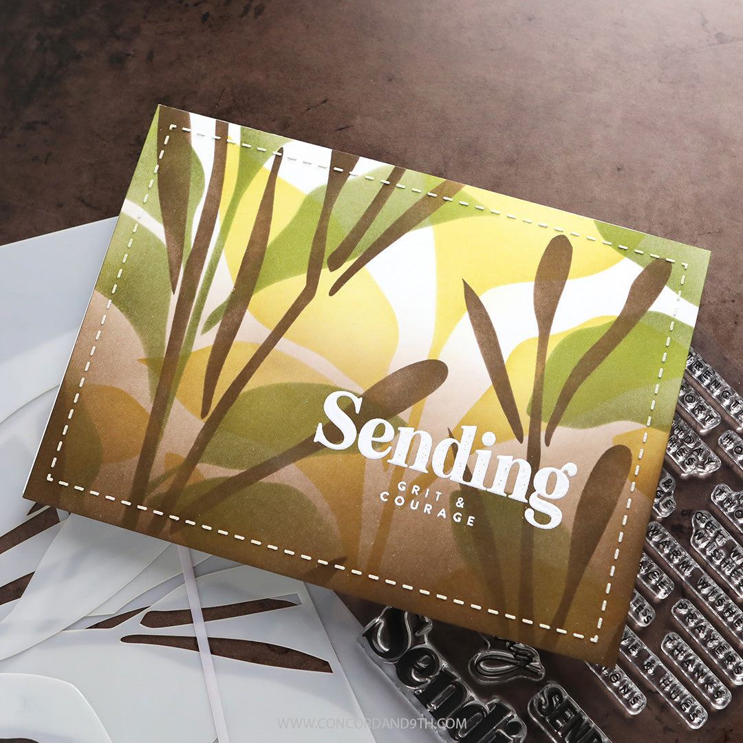 Concord & 9th - Kristina Werner - Sending Trio Stamp Set (4 x 6)