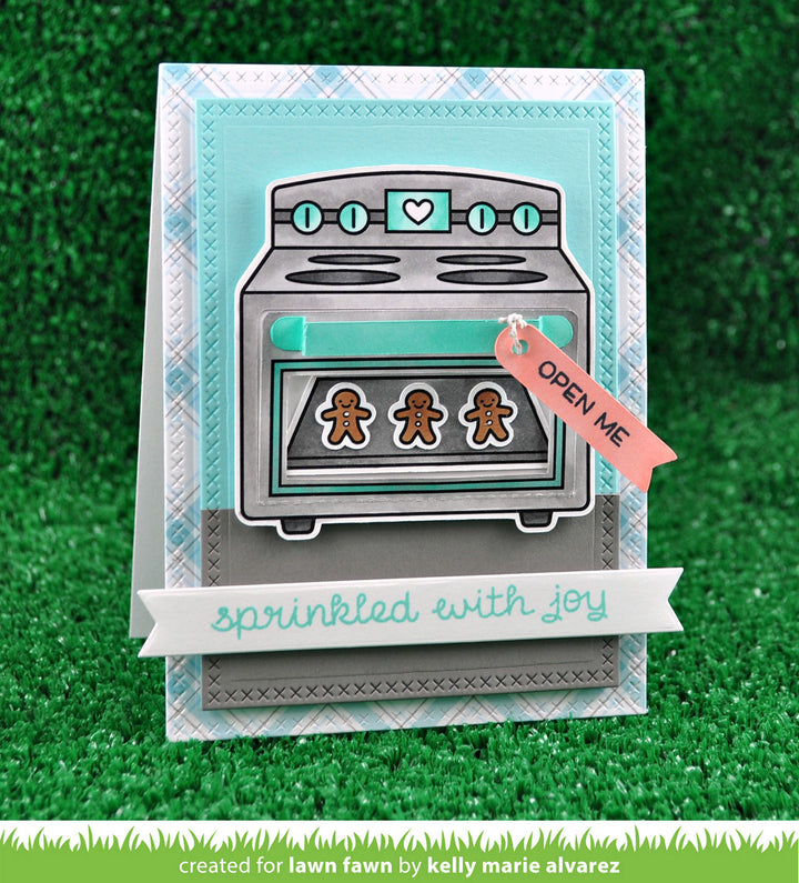 Lawn Fawn - LF1214 & LF1215 - Sprinkled with Joy - Stamp and Lawn Cuts Set