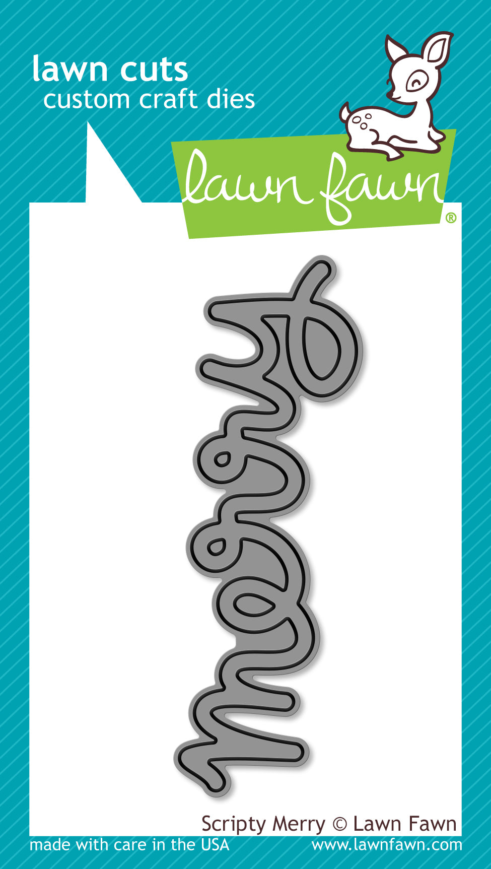 Lawn Fawn - LF1267 - Scripty Merry - Lawn Cuts