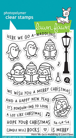 LF1468 - Here We Go A-Waddling Stamp Set