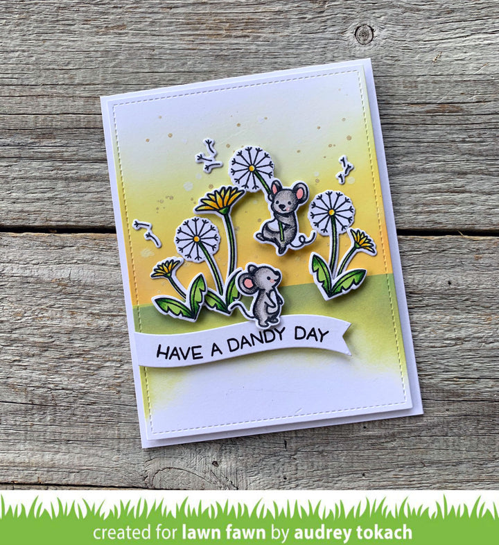 Lawn Fawn - LF2217 & LF2218 - Dandy Day - Stamp and Lawn Cuts Set