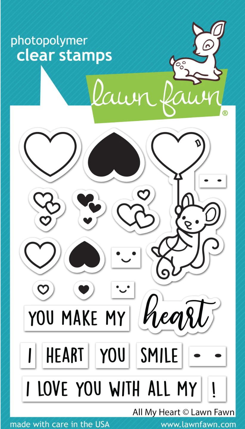 LF3017 All My Heart - Stamp Set