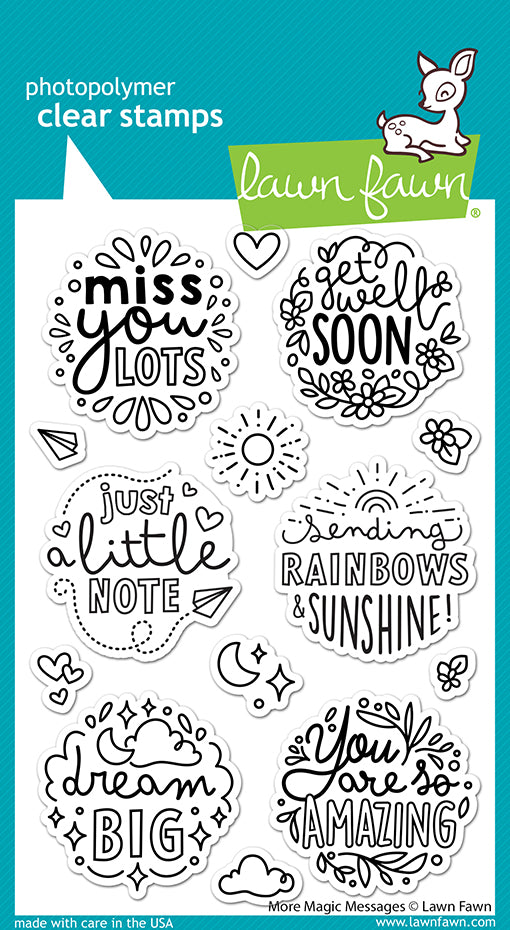 Lawn Fawn LF3134 More Magic Messages Stamps