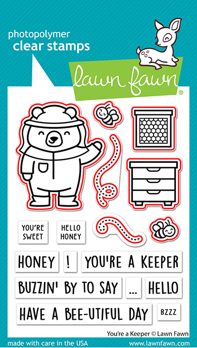 Lawn Fawn LF3137 You'Re A Keeper Lawn Cuts Dies sample