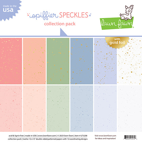 Lawn Fawn LF3208 Spiffier Speckles Collection Pack