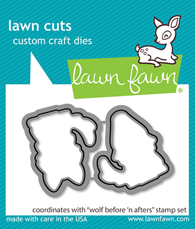 Lawn Fawn LF3222 Wolf Before 'N Afters Lawn Cuts