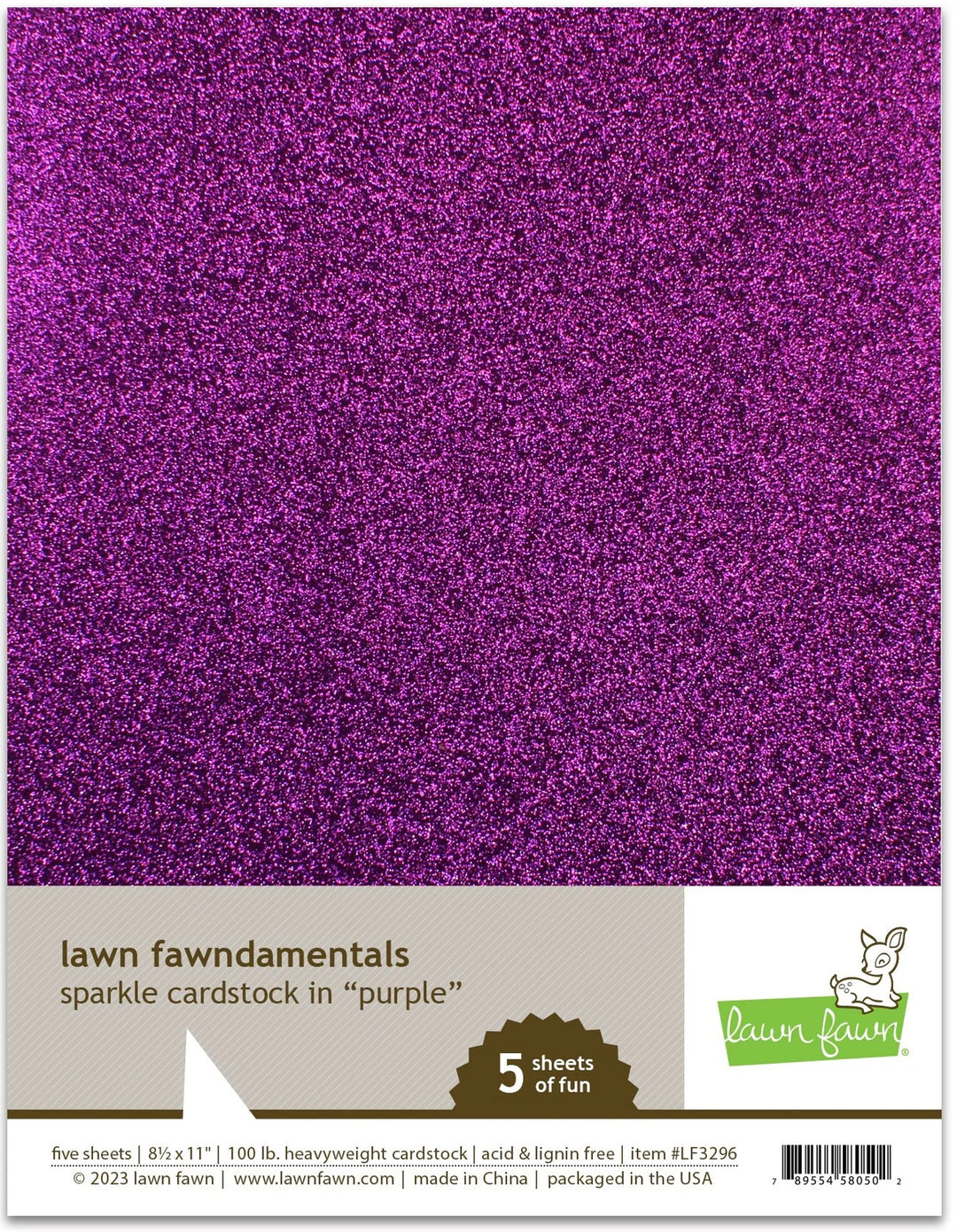 LF3296 - Sparkle Cardstock - Purple