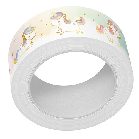 LF3336 Unicorn Party Foiled Washi Tape by Lawn Fawn