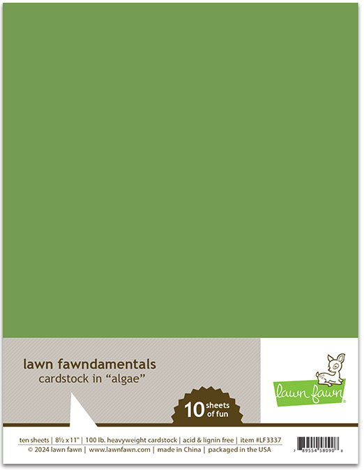 LF3337 Algea Cardstock by Lawn Fawn