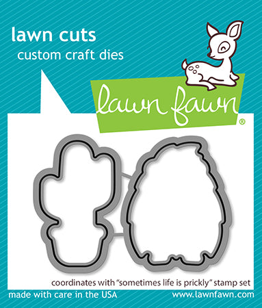 LF3356 Sometimes Life Is Prickly Lawn Cuts by Lawn Fawn