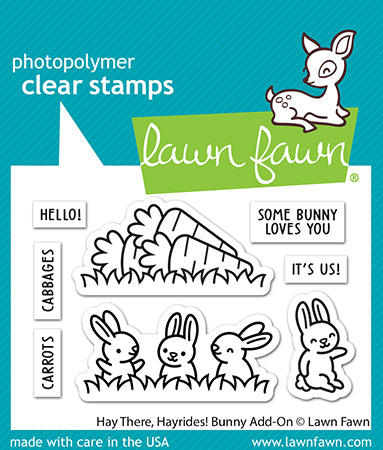 LF3357 Hay There, Hayrides! Bunny Add-On by Lawn Fawn