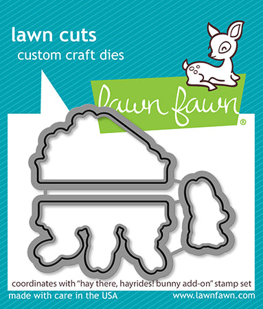 LF3358 Hay There, Hayrides! Bunny Add-On Lawn Cuts by Lawn Fawn