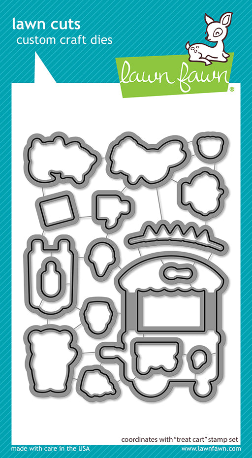Lawn Fawn LF3412 Treat Cart Lawn Cuts Dies