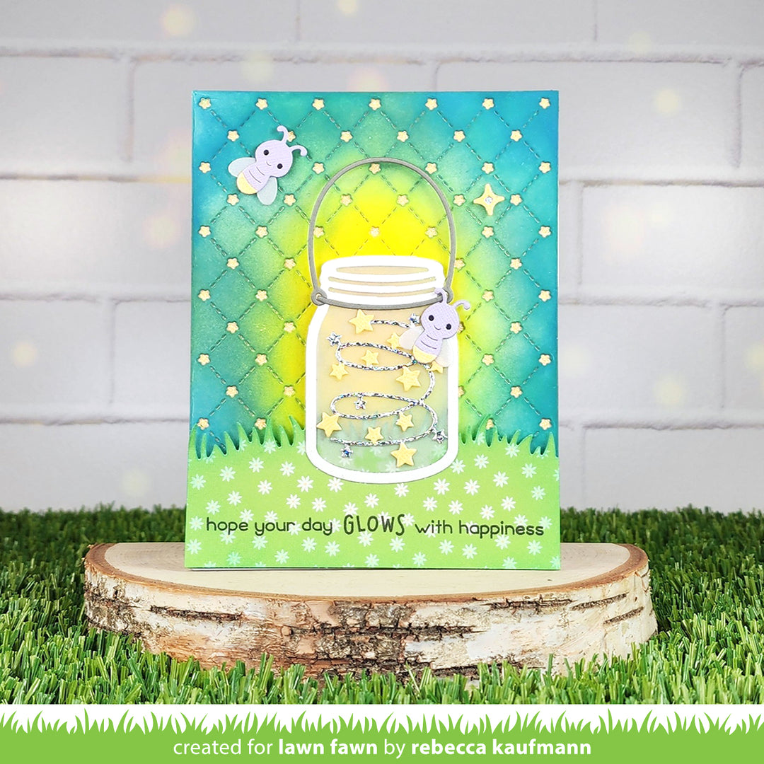 Lawn Fawn LF3433 Build-A-Drink Mason Jar Add-On: Lantern Dies example