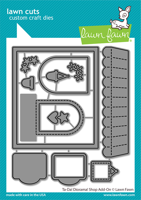 Lawn Fawn LF3434 Ta-Da! Diorama! Shop Add-On Dies