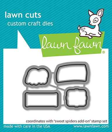 Lawn Fawn LF3495 Sweet Spiders Add-On Lawn Cuts die