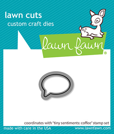 Lawn Fawn LF3499 Tiny Sentiments Coffee Die