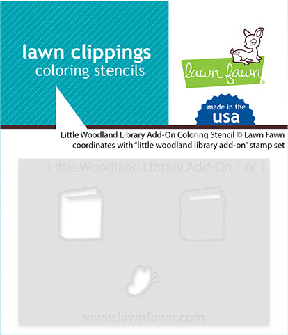 LF3561 Little Woodland Library Add-On Coloring Stencils