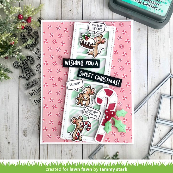 Lawn Fawn - LF3569 - Sweet Christmas Mice Lawn Cuts