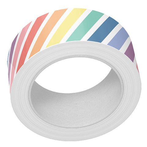 LF3642 - Rainbow Diagonal Stripes Washi Tape