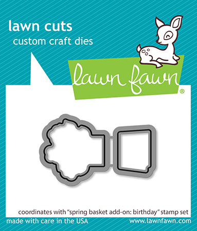 LF3662 - Spring Basket Add-On: Birthday Lawn Cuts