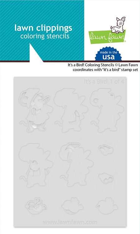 LF3670 - It'S A Bird! Colouring Stencils