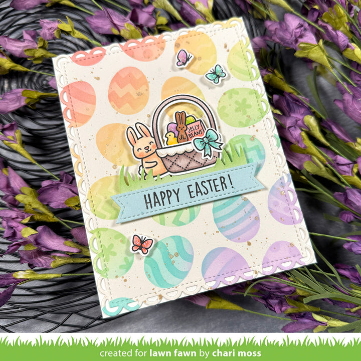 LF3692 - Easter Egg Background Stencils