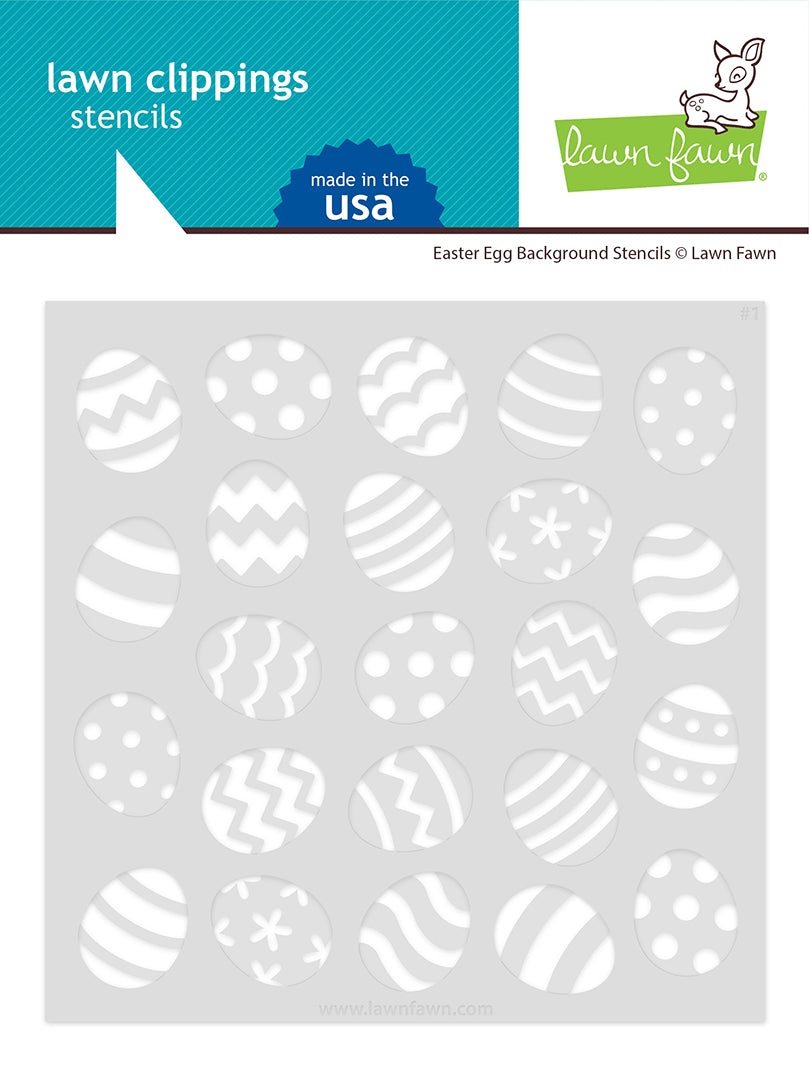 LF3692 - Easter Egg Background Stencils